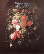 HEEM, Cornelis de Still-Life with Flowers wf oil painting reproduction